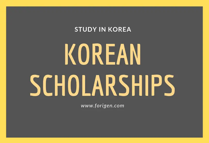 Korean Government Scholarships