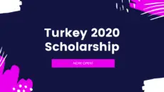 2020 Turkey burslari Scholarship