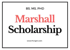 Marshall Scholarship Application Process