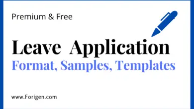 Leave Application Letter Samples (Leave Application Email Formats) College, School, and Office Formats for Leave Applications