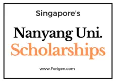 Nanyang Technological University Scholarships in Singapore 2021-2022