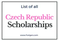 Czech Republic Scholarships 2021-2022: List of Top Scholarships in Czech Universities and Colleges