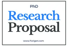Ph.D Research Proposal Format, Outline, and Sample