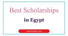 Best Scholarships in Egypt