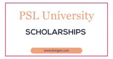 PSL University Scholarships