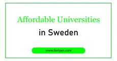 Affordable Universities in Sweden