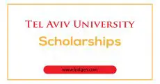 Tel Aviv University Scholarships