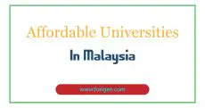 Affordable Universities in Malaysia