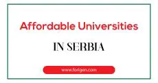 Affordable Universities in Serbia