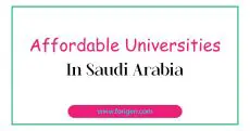 Affordable Universities in Saudi Arabia
