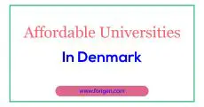 Affordable Universities in Denmark