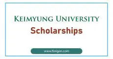 Keimyung University Scholarships